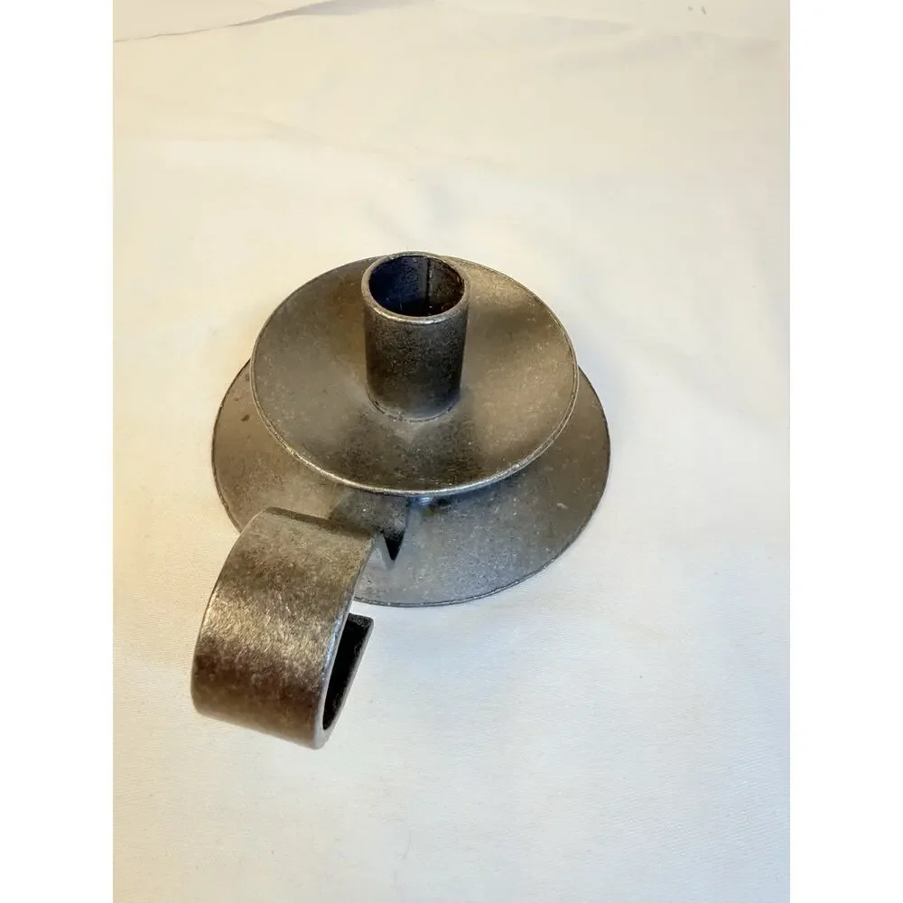 Vintage Hand Forged Iron Colonial Chamber Candle Holder